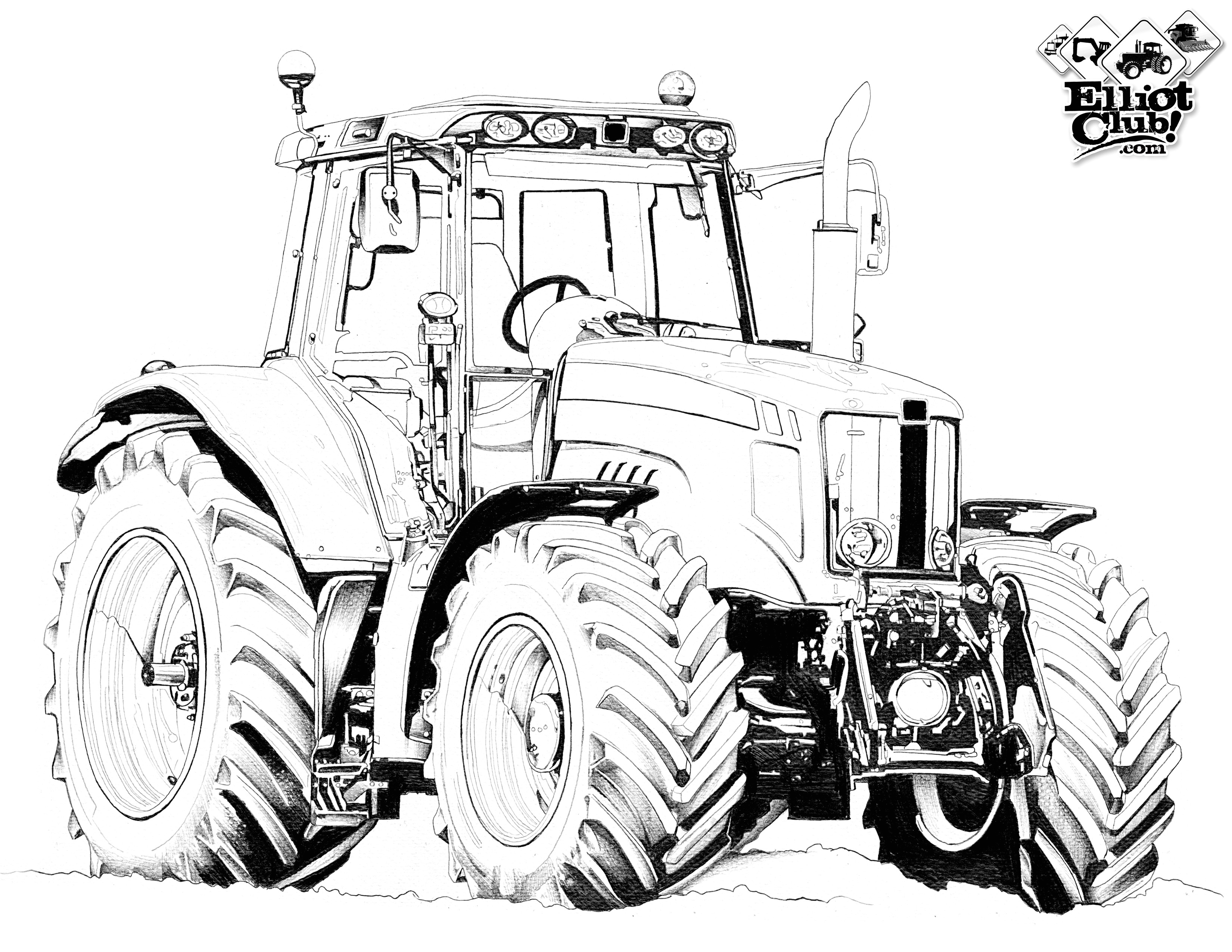 Coloriage à Imprimer Tracteur Massey Ferguson Beau Dessin A Colorier Gratuit De Tracteur – Mademoiselleosaki