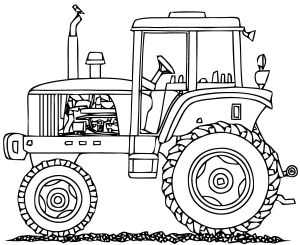 Coloriage à Imprimer Tracteur Massey Ferguson Dessins Gratuits   Colorier Coloriage Tracteur   Imprimer