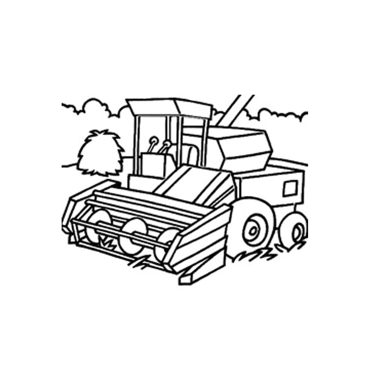 Coloriage à Imprimer Tracteur New Holland Coloriages   Imprimer Tracteur Numéro