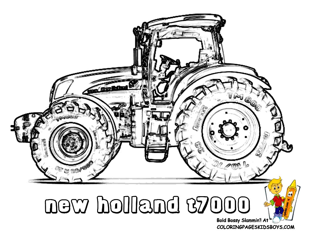 Coloriage à Imprimer Tracteur New Holland Trekker Kleurplaat Google Zoeken Christmas Crafts