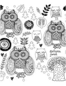 Coloriage Adulte Anti Stress à Imprimer Gratuit 46 Best Coloriages De Hiboux Pour Adulte Owl Adult Coloring Pages