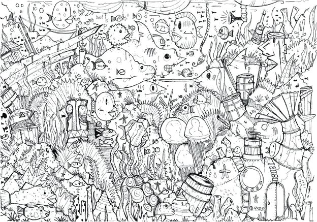 Coloriage Adulte Fond Marin Coloriage Fond Marin – Didacticaaplicatafo