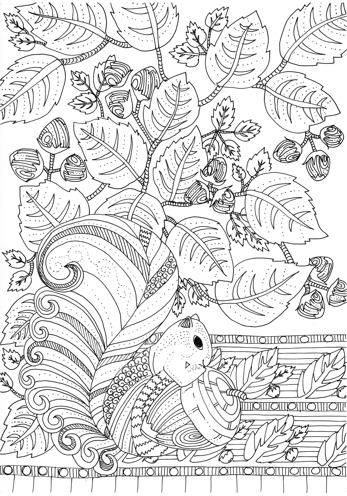 Coloriage Adulte Fond Marin Dessins Gratuits   Colorier Coloriage Adulte Anti Stress   Imprimer