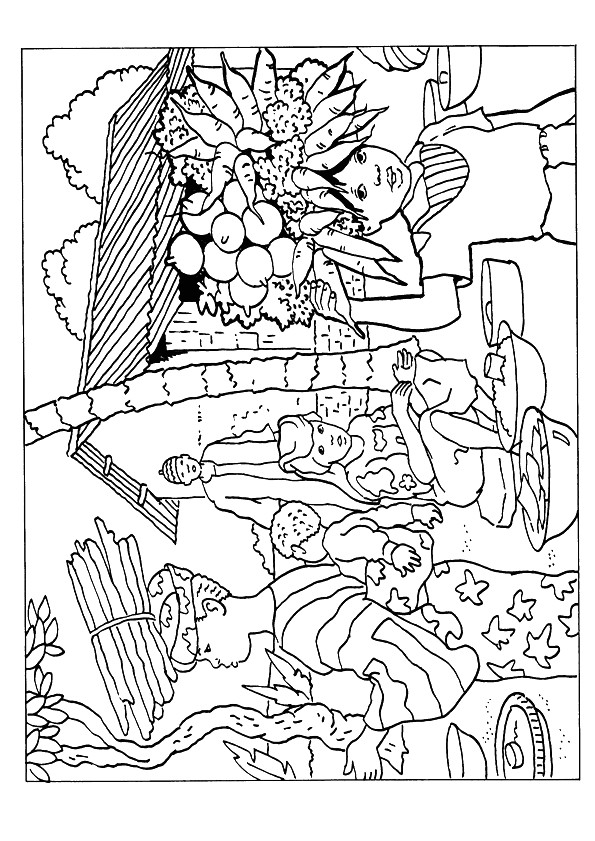 Coloriage Africain Kirikou Coloriage Village Africain