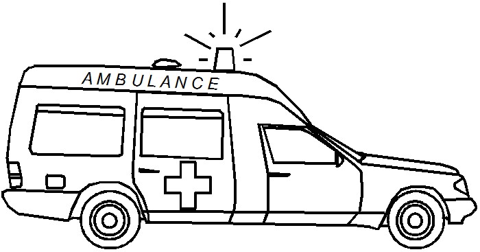 Coloriage Ambulance De Pompier 113 Dessins De Coloriage Ambulance   Imprimer