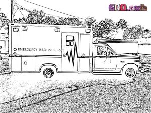 Coloriage Ambulance En Ligne Ambulance Coloriage 600 Ovh