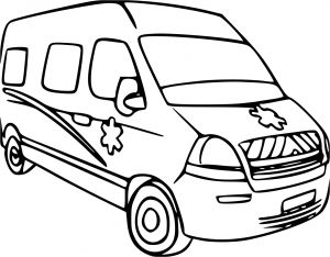Coloriage Ambulance En Ligne Coloriage Voiture Ambulance Imprimer Sur Coloriages Fo