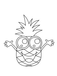 Coloriage Ananas A Imprimer Coloriage Kawaii Nourriture 15 Dessins Imprimer
