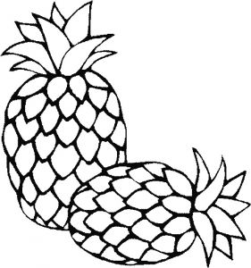 Coloriage Ananas A Imprimer Coloriages Imprimer Ananas Page 1