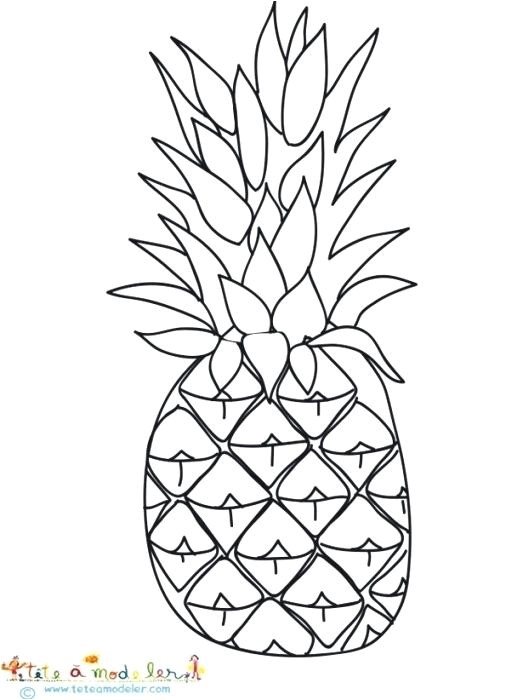 Coloriage Ananas Kawaii A Imprimer Ananas A Colorier Sur Tate A Modeler Ananas A Colorier Coloriage De