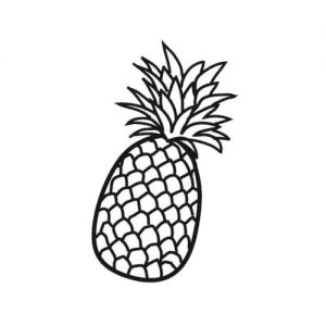 Coloriage Ananas Rigolo Coloriage Ananas Couleur Dessin Gratuit Imprimer