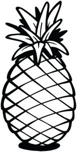 Coloriage Ananas Rigolo Coloriages De Fruits Et Lacgumes Pour Enfants Coloriages De Fruits
