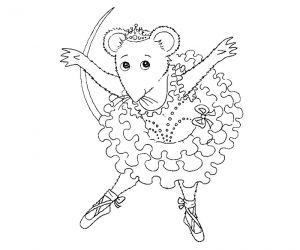 Coloriage Angelina Ballerina Angelina Ballerina Images Free Ballerina Coloring Pages Free