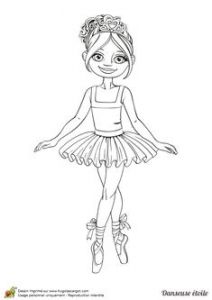 Coloriage Angelina Ballerina Coloriage Grand Jeté Danseuse Colorier