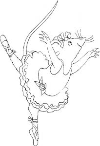 Coloriage Angelina Ballerina Index Of Coloriages 778 G
