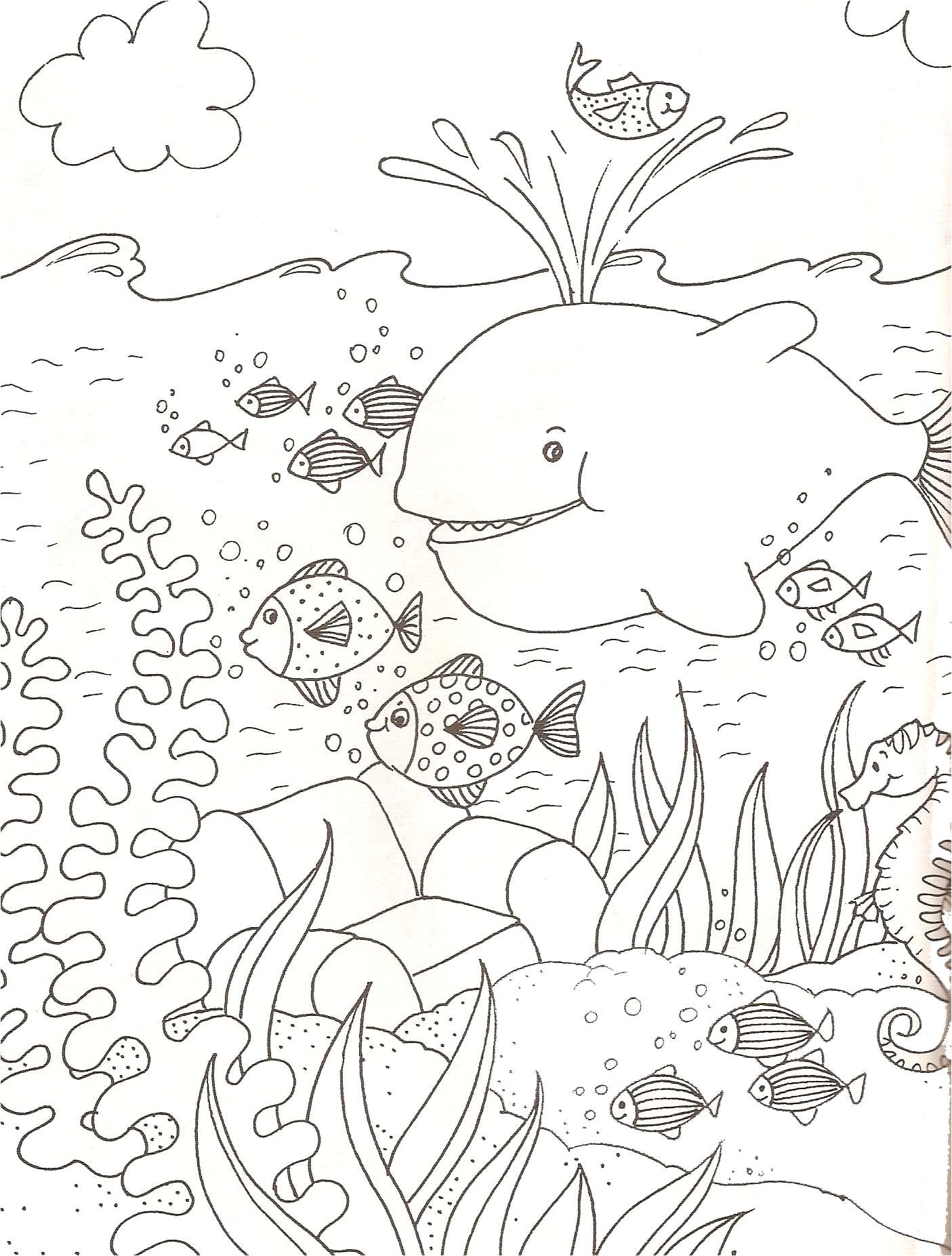 Coloriage Animaux Bord De Mer Kleurplaat Onderwaterwereld Vissen Pinterest