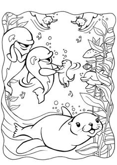 Coloriage Animaux Bord De Mer Seashell 03 Templates Pinterest