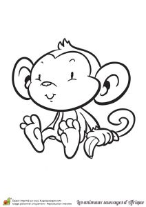 Coloriage Animaux Gorille Coloriage Animaux Sauvages D Afrique Le Singe