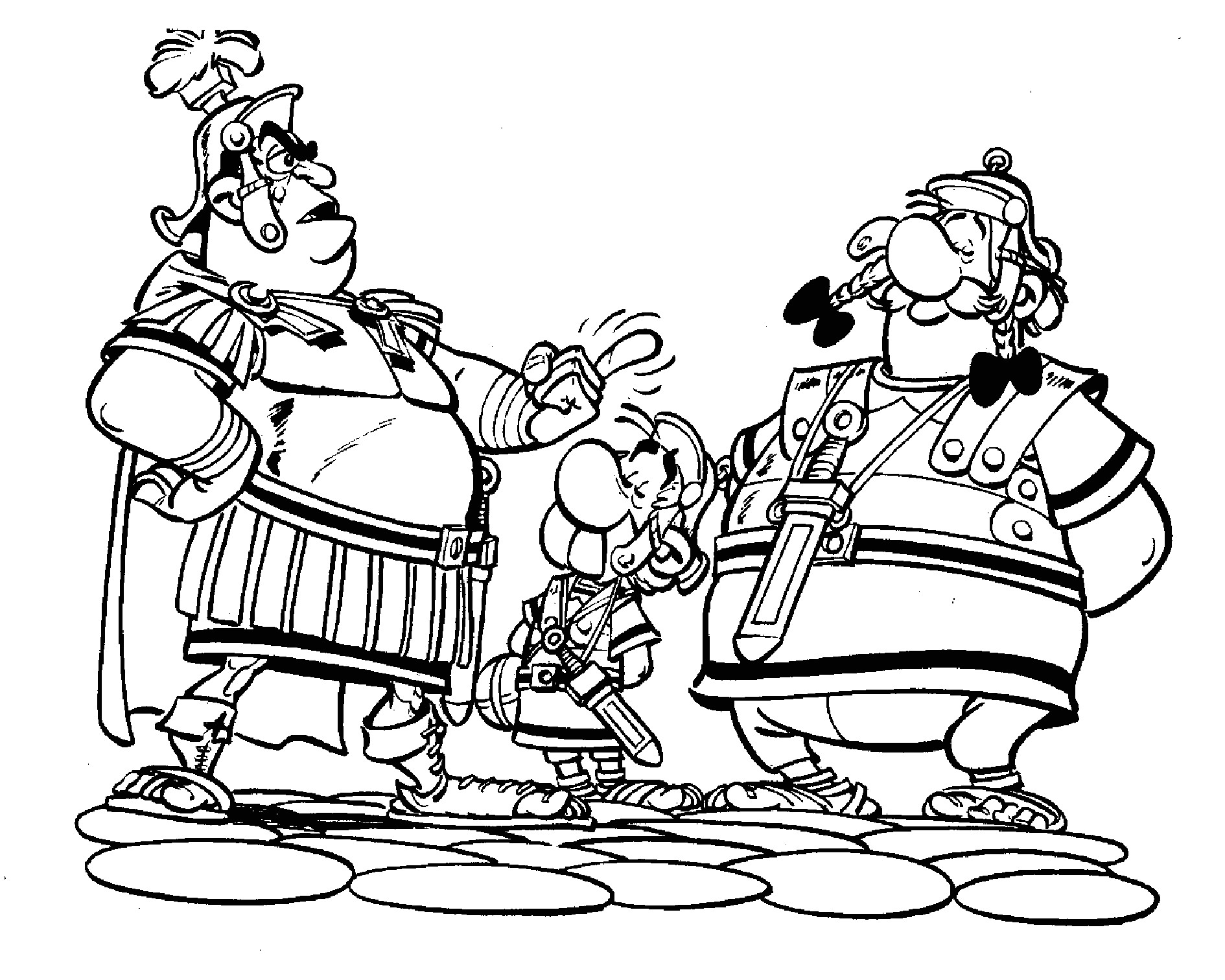 Coloriage astérix Et Obélix A Imprimer asterix and Obelix Was Listening to Mands