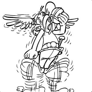 Coloriage astérix Et Obélix Et Les Romains asterix total Retaliation Coloring Page