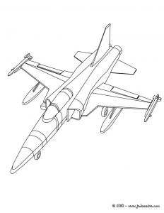 Coloriage Avion De Chasse Rafale Coloriages Coloriage Avion De Guerre En Vol Fr Hellokids