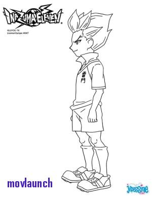 Coloriage Axel Blaze Coloriage Inazuma Eleven Go Fantastique Pin Coloriage Inazuma