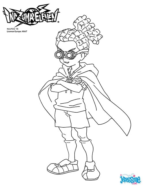 Coloriage Axel Blaze Coloriage Inazuma Eleven