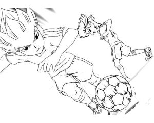 Coloriage Axel Blaze Inazuma Eleven to Print Inazuma Eleven Kids Coloring Pages