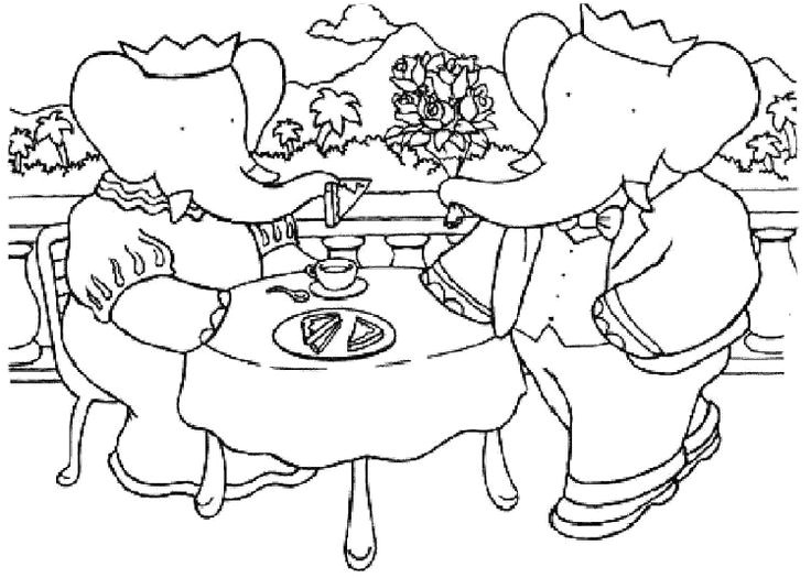Coloriage Babar à Imprimer Gratuit 10 Best Babar Coloring Page Images On Pinterest