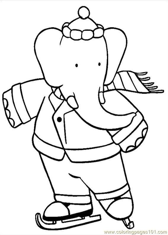 Coloriage Babar à Imprimer Gratuit 10 Best Babar Coloring Page Images On Pinterest