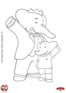Coloriage Babar Et Badou Pin by Lmi Kids On Babar the Adventures Of Badou Les Aventures