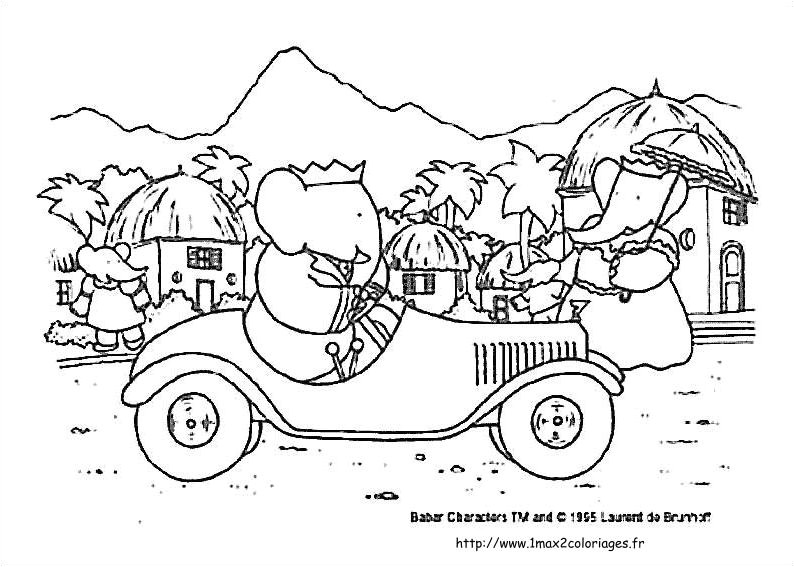 Coloriage Babar Gratuit 74 Dessins De Coloriage Babar   Imprimer Sur Laguerche Page 8