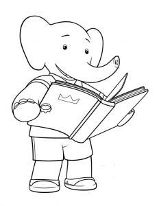 Coloriage Babar Gratuit Babar Roi Elephant 11 Coloriage Babar Coloriages Pour Enfants