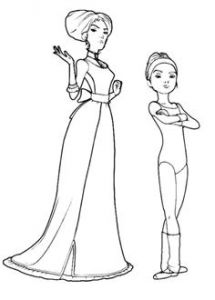 Coloriage Ballerina Camille Leap Movie Coloring Pages Trailer Coloring Pages