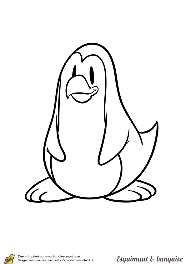 Coloriage Banquise Imprimer Coloriage Esquimaux Et Banquise Pingouin Sur Hugolescargot