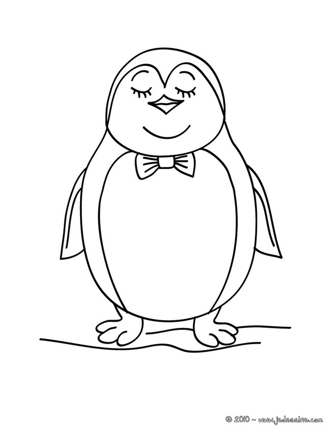Coloriage Banquise Pingouin Dessins Gratuits   Colorier Coloriage Pingouin   Imprimer