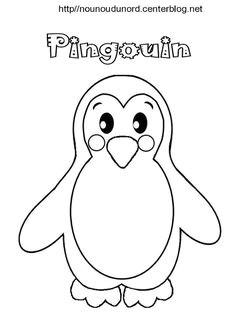 Coloriage Banquise Pingouin Pingouin 2   Colorier Patterns Pinterest