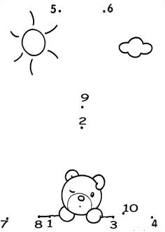 Coloriage Bébé Pieuvre 82 Best Points   Relier Images On Pinterest
