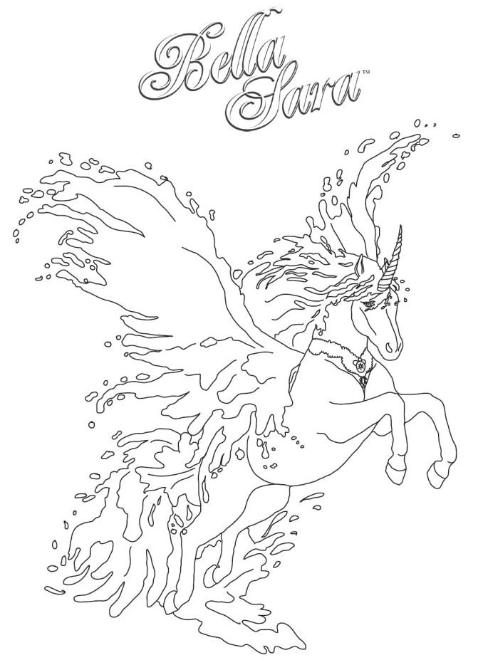 Coloriage Bella Sara A Imprimer Coloriage A Imprimer Bella Sara Esrit Du Fleuve Gratuit Et Colorier