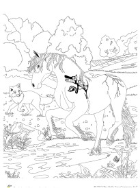 Coloriage Bella Sara Thunder Coloriage Bella Sara Sur Hugolescargot