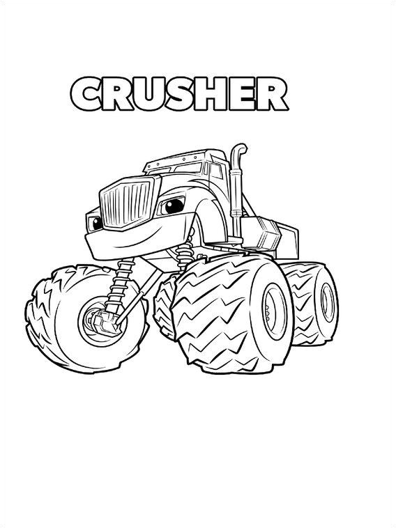 Coloriage Blaze à Imprimer Blaze and the Monster Machines Coloring Pages 3