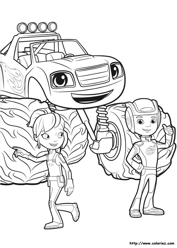 Coloriage Blaze à Imprimer Index Of Images Coloriage Blaze Et Les Monster Machines