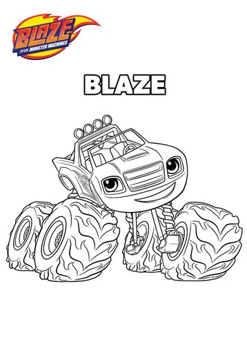 Coloriage Blaze à Imprimer Les Coloriages De Lt Sur Gullifr Coloriagegullifrcoloriages