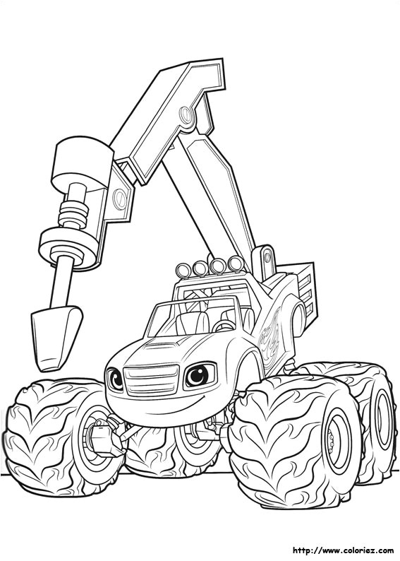Coloriage Blaze Crusher Index Of Images Coloriage Blaze Et Les Monster Machines