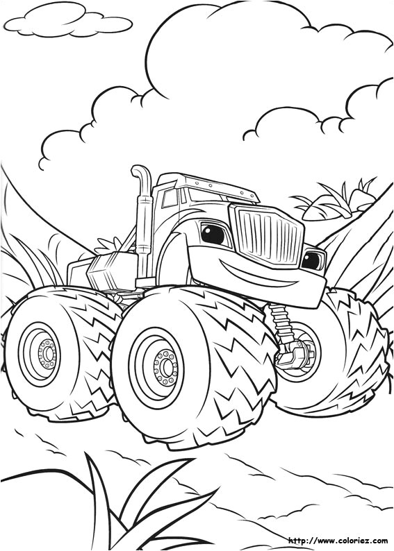 Coloriage Blaze Crusher Index Of Images Coloriage Blaze Et Les Monster Machines