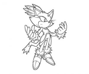 Coloriage Blaze sonic sonic Generations Blaze the Cat Abilities