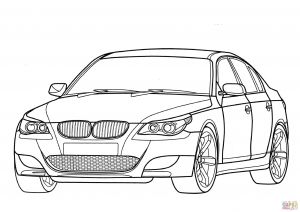Coloriage Bmw Serie 1 Bmw M5 E60 Coloring Page