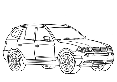 Coloriage Bmw Serie 1 Coloriage Bmw X3