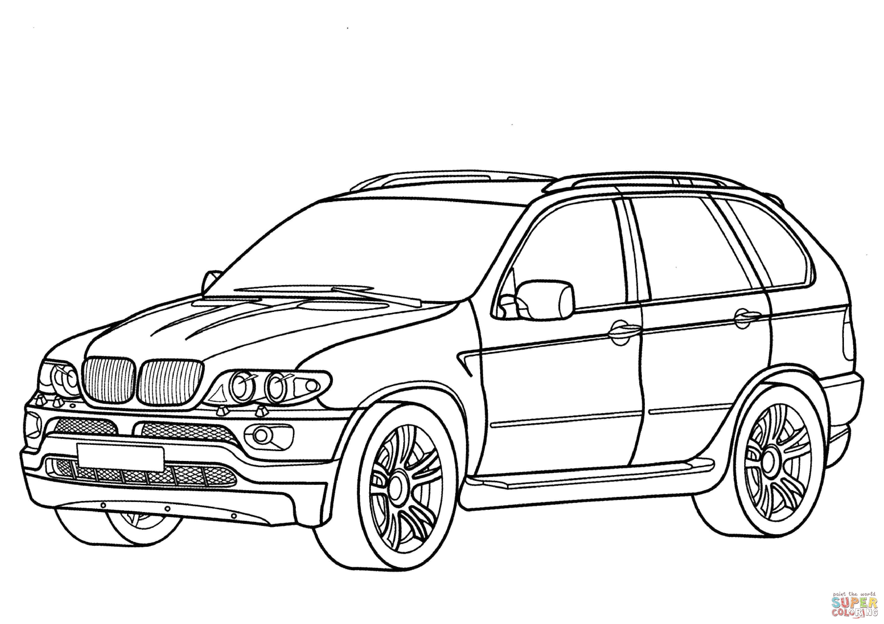 Coloriage Bmw X6 Coloriage Bmw X5