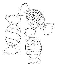 Coloriage Bonbon Halloween Les Frises De Bonbons Décorations Anniversaire